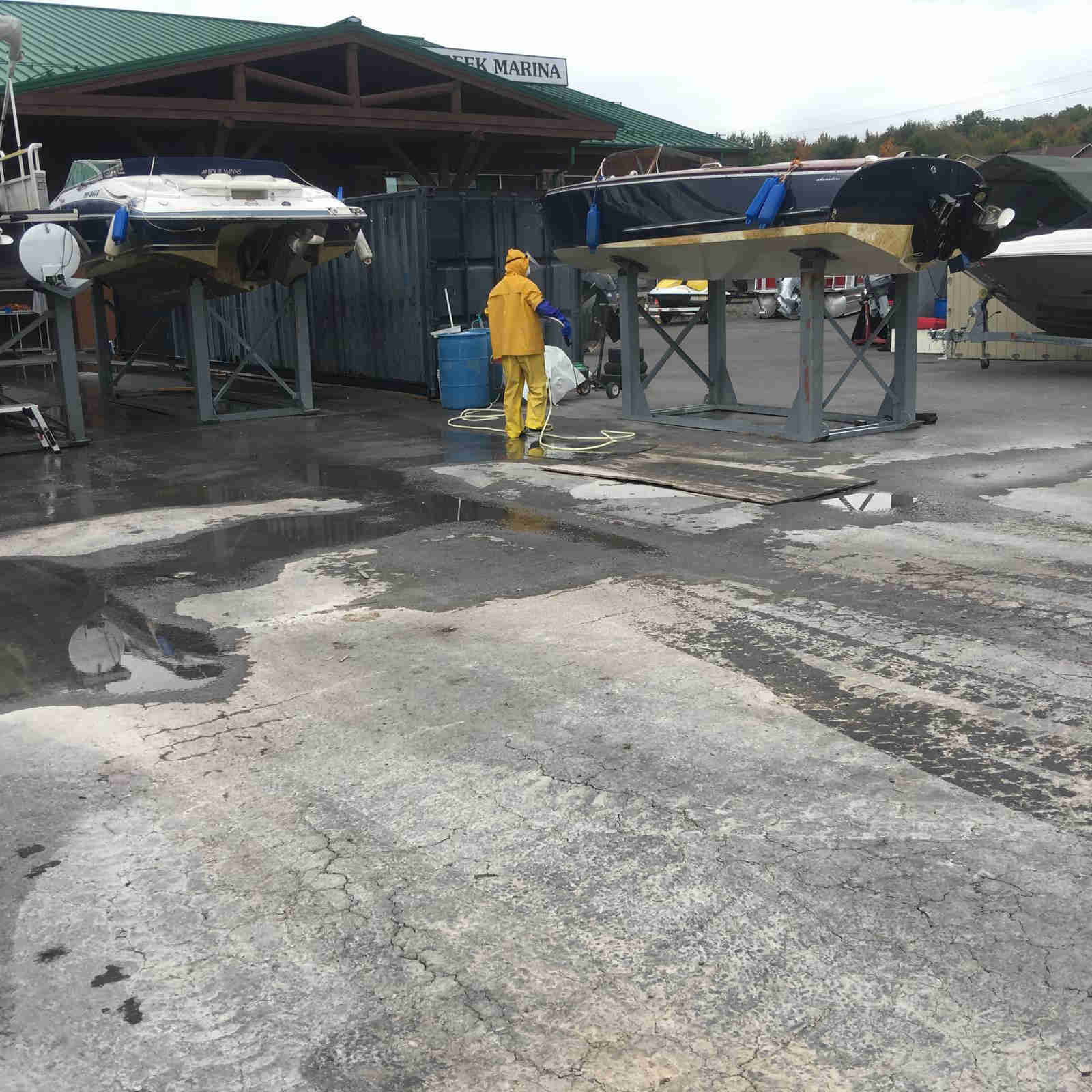 Boat Detailing Deep Creek Marina McHenry Maryland